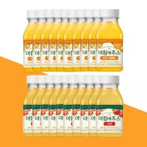 아침에주스 오렌지 210ml 10개 + 사과 210ml 10개 혼합세트 (총 20개)