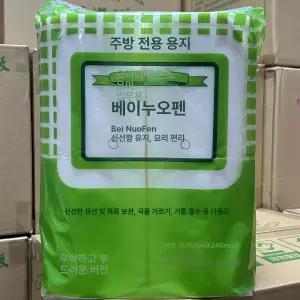 순펄프 도배 초배지 씽지 운용지 녹색 24cm 롤