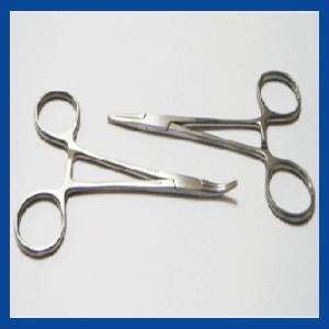 R 모스키토 12.5cm(직/곡) 택1/겸자 가위 핀셋 포셉