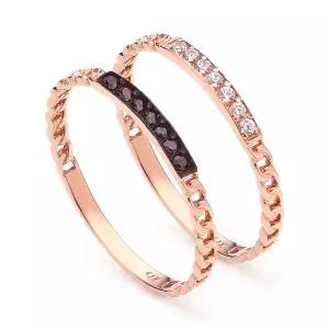 [도로시] 14k 컬러바 티니픽스 반지(2type)_B타입