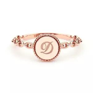 [도로시] 14k 마이원 스토어 이니셜 반지