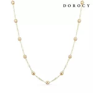 [도로시] 14k 통통볼 트윗체인 목걸이
