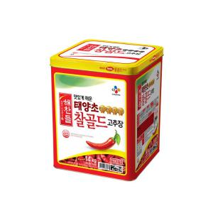 해찬들 태양초 고추장 찰골드 14kg x 1통
