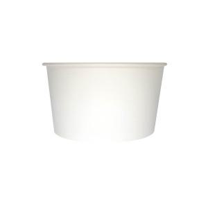 520cc  무지 종이용기 밥공기 떡볶이 일회용용기 배달 포장 다용도 1000개