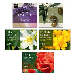 해피바스 비누 모음 두보레 세수 클렌징 비누 선택