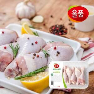 [올품] 국내산 무항생제 냉장 닭다리(북채) 1.4kg (350gx4팩)