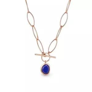 [도로시] 14k 라피스 클립체인 목걸이(천연석)