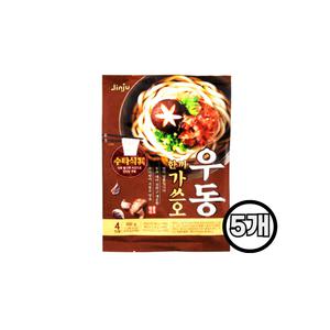 진주 한끼 가쓰오우동 930g(4인분)x5개 