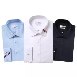 [듀퐁](강남점)시그니처 삼선 포인트 하이퀄리티 긴소매 셔츠  슬림핏5종 일반핏4종 택1(SE5SM22LS932SW...