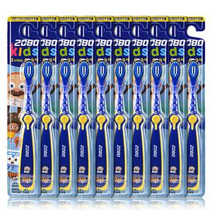 2080 키즈 칫솔 3단계 브레드이발소 남아 10개 (6-9세)