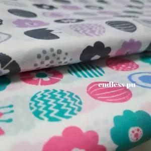 방수원단 방수천 2종 써클플라워 생활방수 홈패션 패브릭 식탁보 캠핑매트