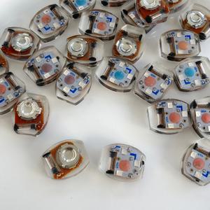 LED 1개 발광 파츠 버튼 도매 재료 야광 불빛 신발 악세사리 만들기 부자재 동대문