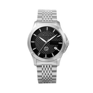 구찌 YA1264106 G타임리스 남성 메탈 쿼츠 38mm