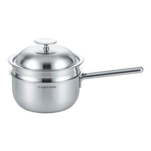 쉐프윈 316 스텐 통5중 올인원 스마트쿠커 이유식냄비(스텐뚜껑), 18cm, 1개