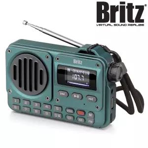 브리츠 BZ-LV1100 휴대용 라디오 디지털 FM 블루투스 스피커 MP3 녹음 이어폰단자 캠핑 낚시 등산