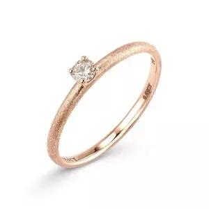 [도로시] 18k 루나 1부 다이아몬드 반지_현대감정