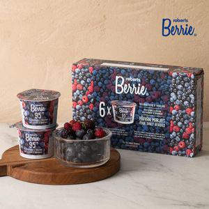 로버츠베리에 빌베리&라즈베리 1box 100ml 6팩 과채 생 과일쥬스 아침 건강 음료 쥬스