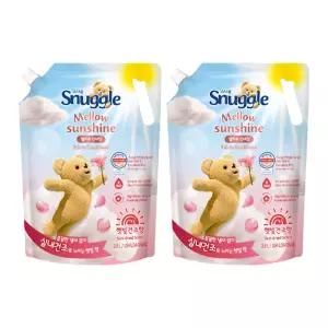 스너글 초고농축 섬유유연제 실내건조 멜로우 선샤인 리필, 2.6L, 2개