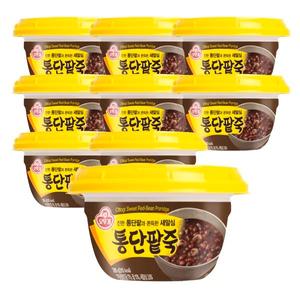 오뚜기 통단팥죽 285g 9개