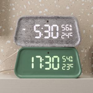플라이토 헤이비 와이파이 인테리어 온습도 LED 탁상시계