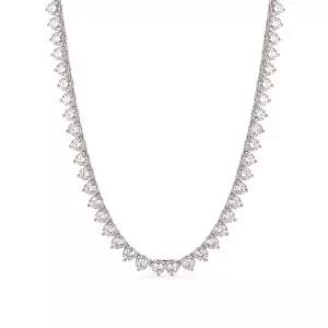 [도로시] 18k 랩 다이아몬드 1부 3프롱 테니스 목걸이_42cm