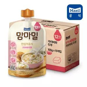 맘마밀 가리비와 두부 100g 10팩