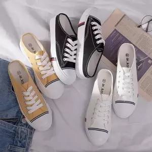 [오노마] ONM 슬립온 스니커즈 블로퍼 캔버스화 2선 데일리 여성 뮬 (S11103555)