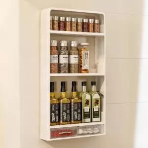 부착식 틈새 양념통선반 주방선반