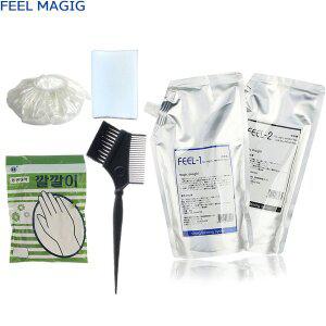 [MD엠디]Feel 파마푸는약 매직약 셀프 스트레이트 1세트 퍼머약 파마 곱슬머리약 볼륨매직약 매직펌