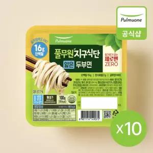 풀무원 지구식단 얇은두부면 100g 10개