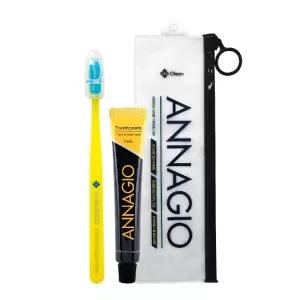 지오클린 안나지오 트래블패키지(구취케어 치약 50g 1개 + 칫솔 1개) 색상랜덤