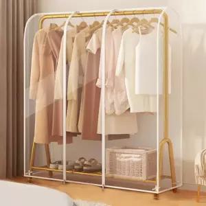 [텐바이텐]드레스룸 투명 스탠드 행거 커버 먼지방지 옷가림막