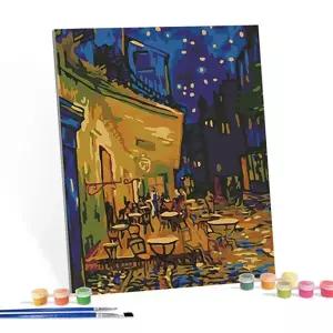 DIY 명화 그림그리기 세트 고흐 까페테라스 40x50