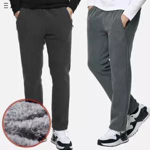 이지바이 비교불가 남성 융털 플리스 밴딩 바지(Z13LP078M)