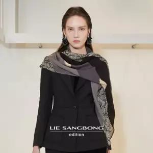 [이상봉에디션] 아트플라워 울 머플러 LS013