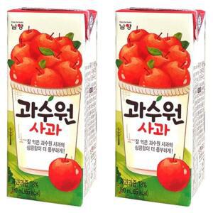 남양 과수원 사과 190ml x  24팩