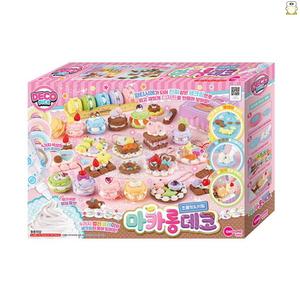 데코픽 마카롱 데코 초콜릿 키링 만들기 클레이 미술 놀이 어린이 촉감 소근육 발달