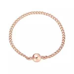 [비앤비골드] 14K 데일리 골드볼 열송이 체인실반지 SRS37429