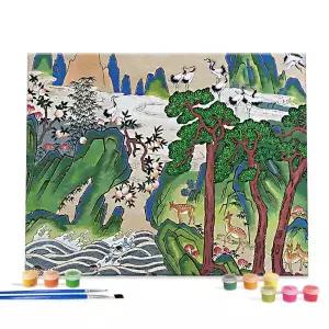 [아트박스]/아이러브페인팅 DIY캔버스형 그림그리기 40x50cm 십장생도1