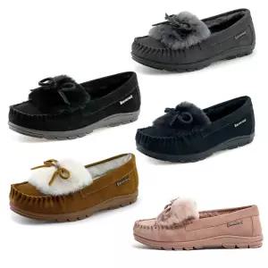[롯데백화점]베어파우 EMILY 여성 양털모카신 겨울 로퍼 양모 슈즈 5종택1 K3888
