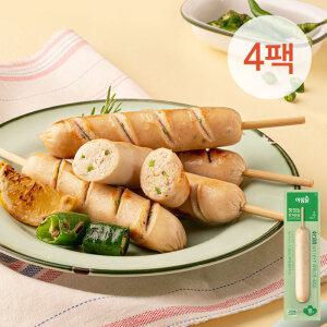 [아임닭] 맛있는 닭가슴살 소시지 꼬치 청양고추  70g 4팩