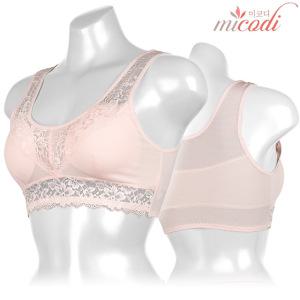 미코디 여성 쿨 인견 레이스 런닝형 탑브라 5065