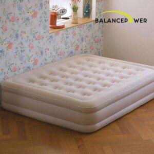 [밸런스파워] 접이식 에어배드 원터치 자동 분리형 에어침대 캠핑(퀸)