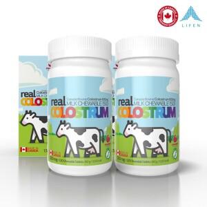 [초록마을입점제품] 캐나다산 리얼초유 츄어블 1500 120정 2병