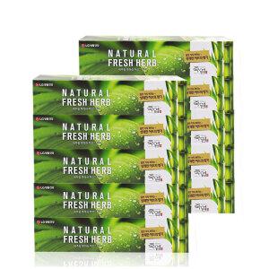 LG 죽염 네츄럴 프레쉬 허브치약 대용량 160gX10개 / 구취제거