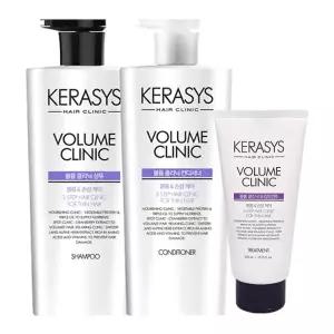 케라시스 볼륨 샴푸 600ml + 컨디셔너 600ml + 트리트먼트 300ml