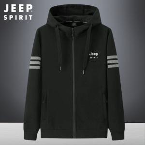 Jeep 남성 후드 후리스 집업 바람막이 재킷