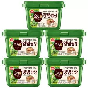 사조 해표 순창궁 12가지 양념쌈장 500g x 5개 / 장류