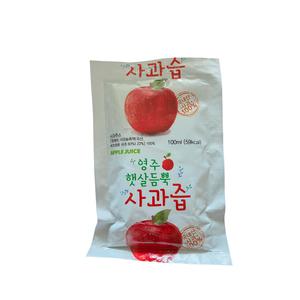 영주 햇살듬뿍 사과즙 100ml 100포