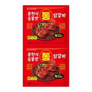 [아워홈] 춘천식 숯불맛 통닭갈비 확매운맛 380g 1+1 (소비기한 26.02.26)